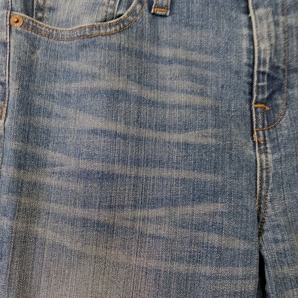 J. Crew Women's Vintage Cropped Jeans Size 29 Straight Leg Medium Wash Mid Rise - Picture 2 of 8
